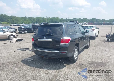 2012 Toyota Highlander Se V6 from USA, damaged, VIN 5TDBK3EHXCS152212